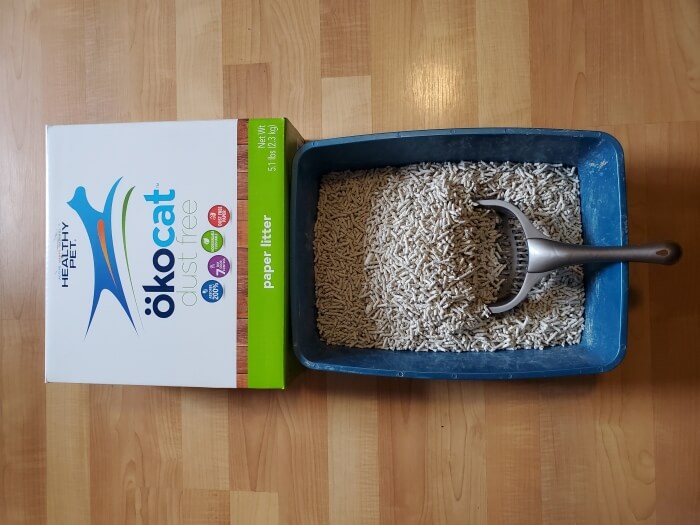 Ökocat Natural Paper Dust Free Cat Litter