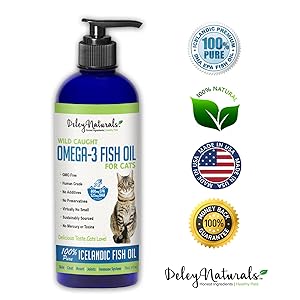 Deley Naturals Wild Caught Fish Oil for Cats