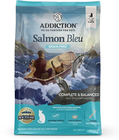 Addiction Grain-Free Salmon Bleu Dry Cat Food