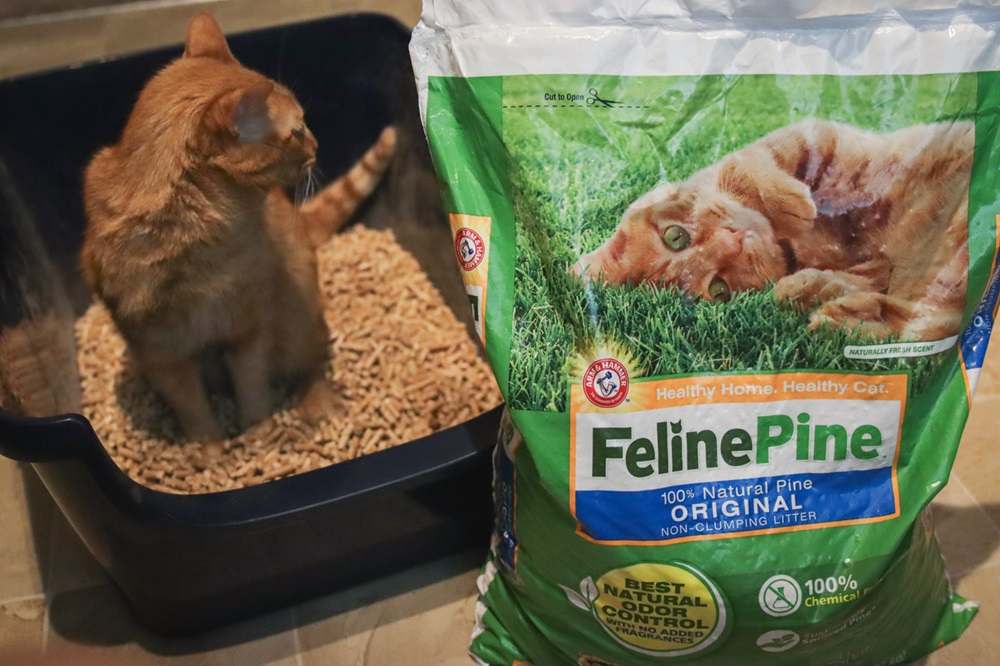 Feline Pine Original Natural Wood Non Clumping Cat Litter