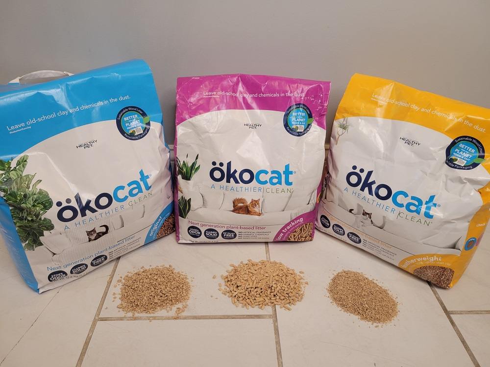 Close-up view of Ökocat Litter.