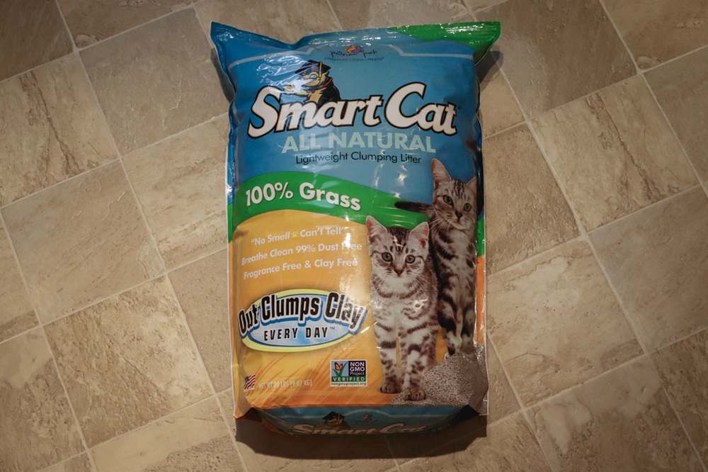 Smart Cat All Natural Lightweight Clumping Grass Litter