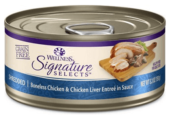 Wellness CORE Signature Selects Shredded Boneless Chicken & Chicken Liver Entrée in Sauce